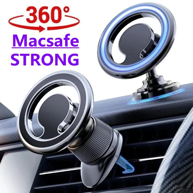 Supports pour voiture MagSafe - Support Téléphone Ventilation Voiture avec  Bras