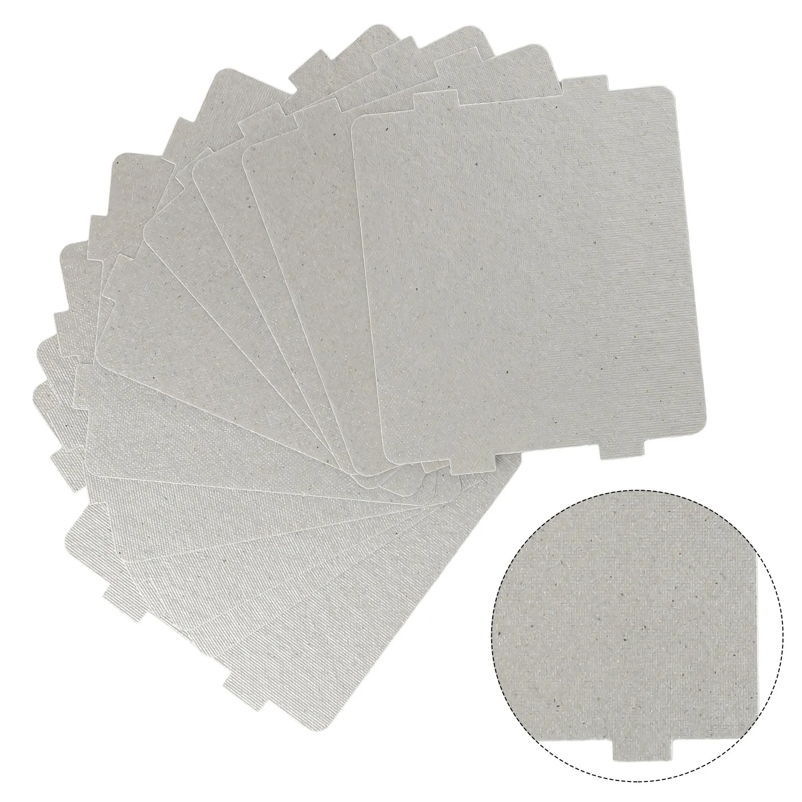 Universal Microwave Oven Mica Sheet 0.04mm 1/5/10pcs Insulating Properties For Using In Home Appliances Kitchen Supplies microwave oven mica sheet microwave oven spare parts
