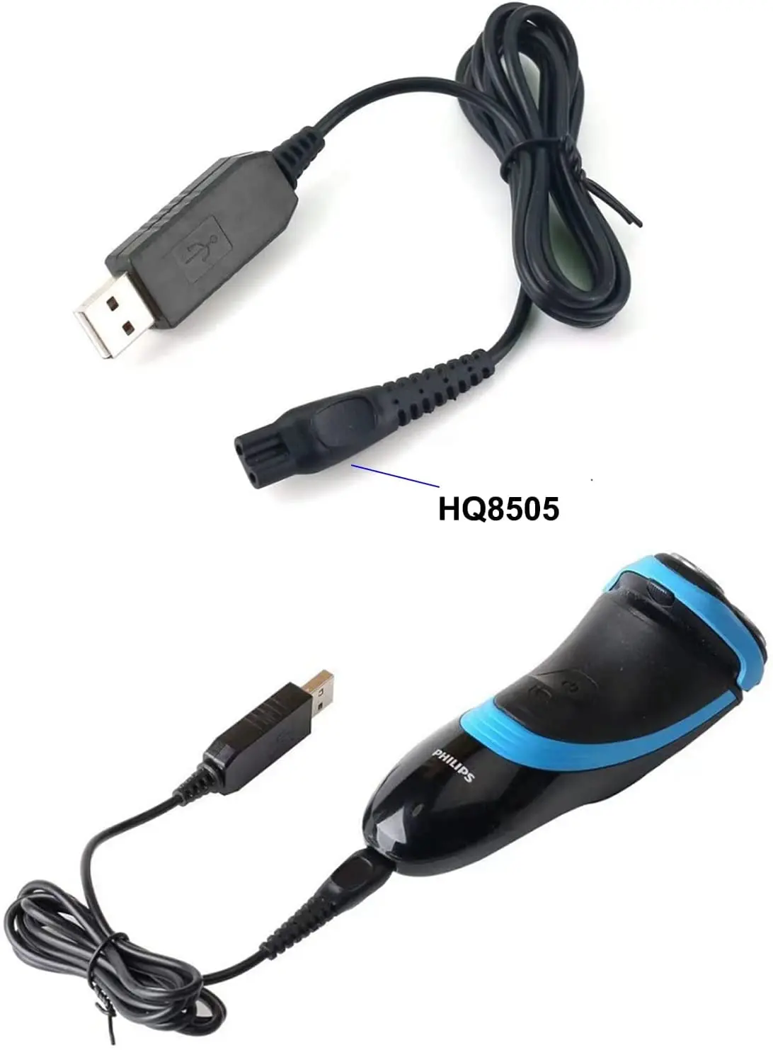 Charging Cable,USB Charging Cable,Shaver Charger,AC Power Cable 9 PCS Replacement Power Cord 5V Charger USB Adapter Suitable for All Kinds of Electric Hair Clippers, Beard trimmers, Shavers