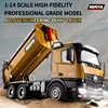 HuiNa 1573 1/14 RC Truck 10 Channel 2.4G Remote Control Loader Truck Engineering Vehicle RC Toy Gift for Boy 2