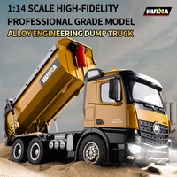HuiNa 1573 1/14 RC Truck 10 Channel 2.4G Remote Control Loader Truck Engineering Vehicle RC Toy Gift for Boy 2