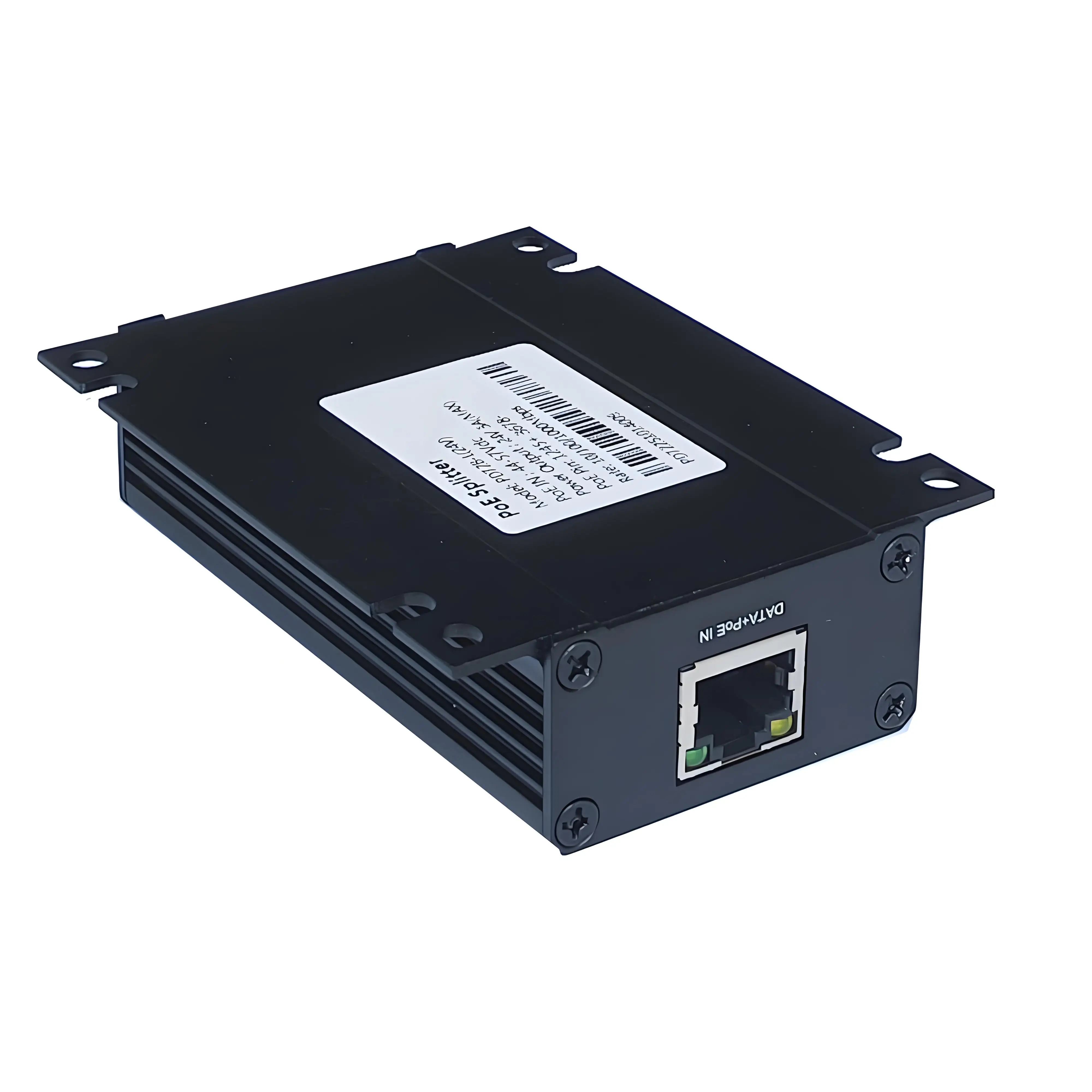 벽걸이형 72W POE 스플리터 12V 6A 또는 24V 3A 802.3bt POE 입력 지원 이더넷 스위치 액티브 POE 스플리터