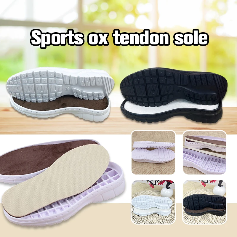 

Sports Shoes Tendon Soles Hollow Thread Wool Shoes Woven Hook Shoes Slipper Rubber Shoes Sole DIY Shoe Soles Repair Materials