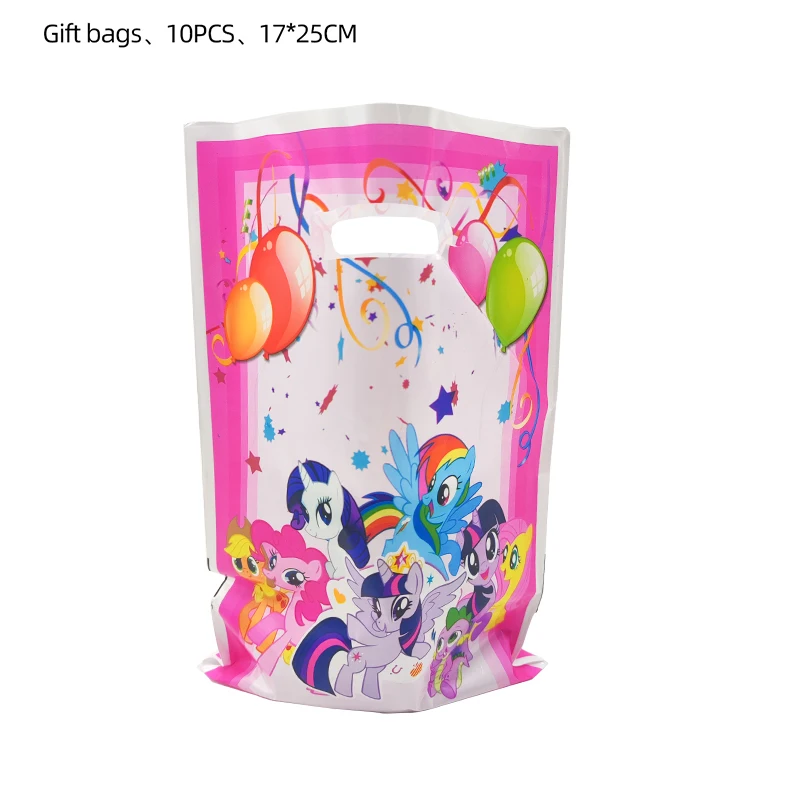 Kreslený zatelefonovat poník narozeniny večírek dekorace jednorázové talíř prapor dort dekorace latexu balón děťátko sprcha dívčí večírek zásoby