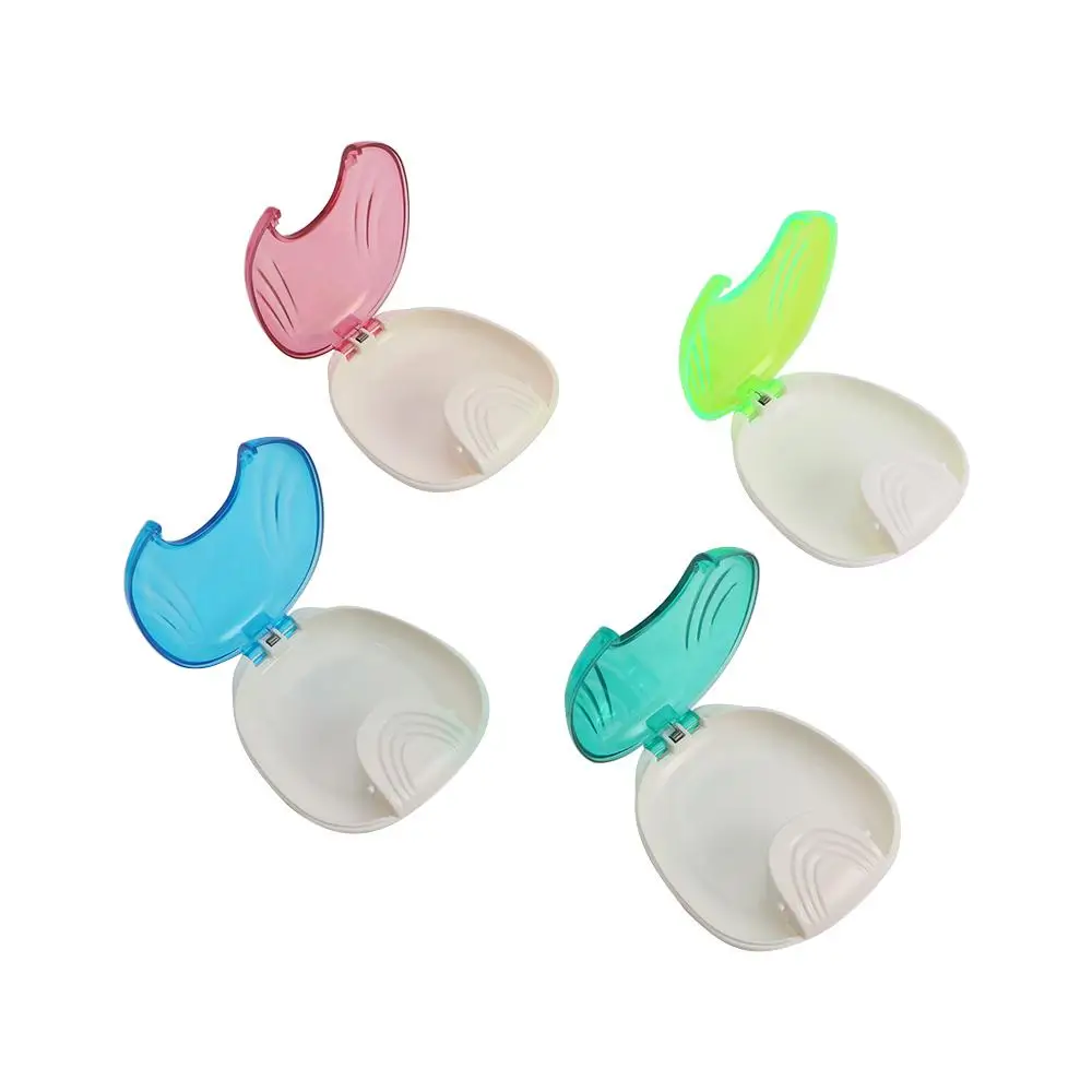 

Outdoor Storage Container Portable Invisible Braces Case False Teeth Box Denture Storage Case Orthodontic Dental Retainer Box
