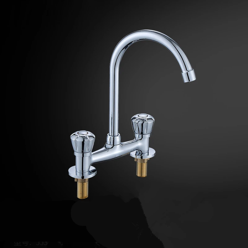 1pc classico torneira da cozinha de bronze 05
