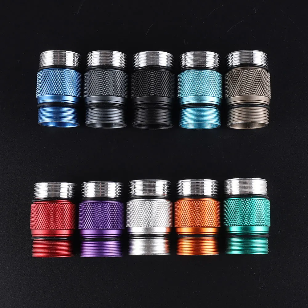 Convoy 18350 Battery Short Tube for S2+ S2 Plus Flashlight Rectangular Thread flashlight battery tube