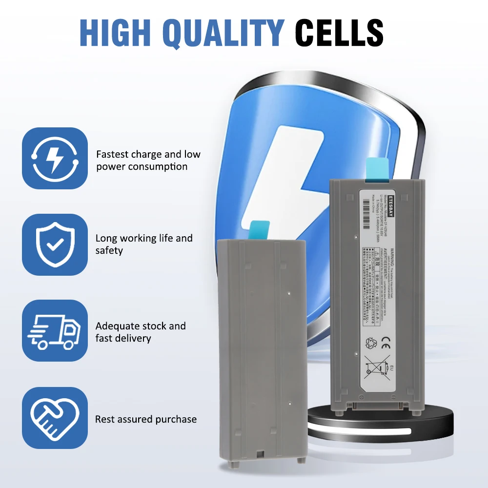 Etebay-Panasonicラップトップバッテリー,CF-VZSU48 CF-VZSU48U CF