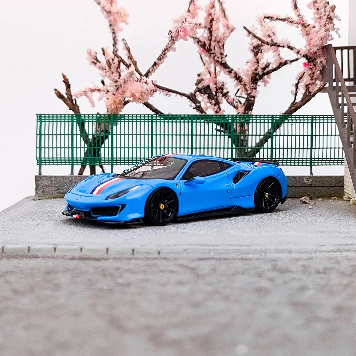 U2 1/64 フェラーリ488ピスタ novitec グレー U2 1:64 488 Pista