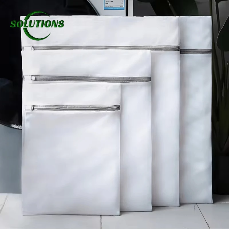 3PCS/1PC/1 Set Mesh Laundry Bag Reusable Honeycomb Mesh Net Laundry Wash Bags Coarse For Bra Underwear Silk Small Washables