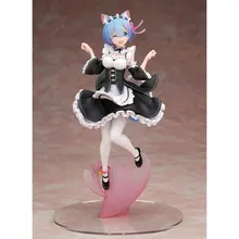  25cm Re:ZERO Starting Life in Another World Anime Figure Rem & Ram Twins Action Figure Rem/Ram Figure Collection Model Doll Toys 