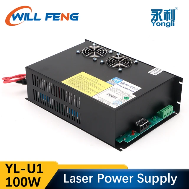 Will Feng YongLi YL-U1 80W 100W Co2 Laser Power Supply Source For A2s/A4s R3/R5 H2/H4 Laser Tube And Cutting Engraving Machine 1