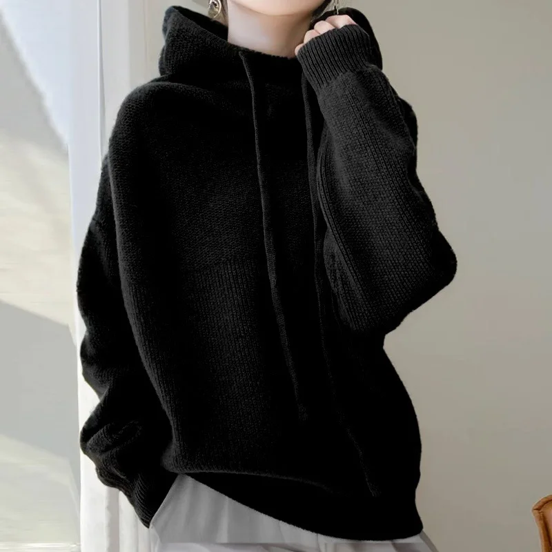 Autumn Winter Long Sleeve Knitted Pullover Sweater