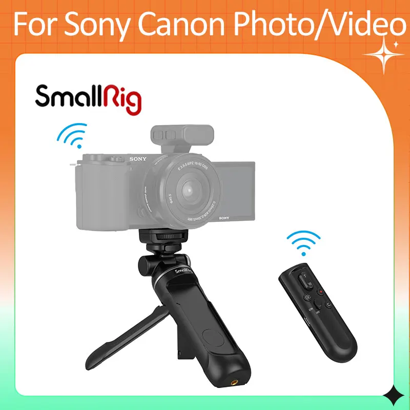 Smallrig Estensibile Remote Wireless Camera Shooting Grip Vlogging Treppiede Selfie Stick Per Sony Canon Photo/Video/Zoom Youtube
