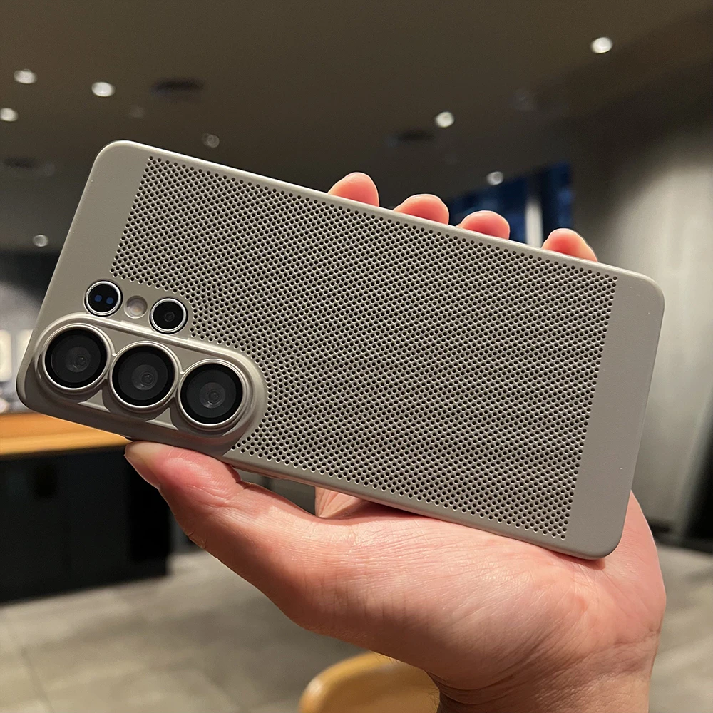 Sleek Heat Dissipation Phone Case with Lens Protection Cover