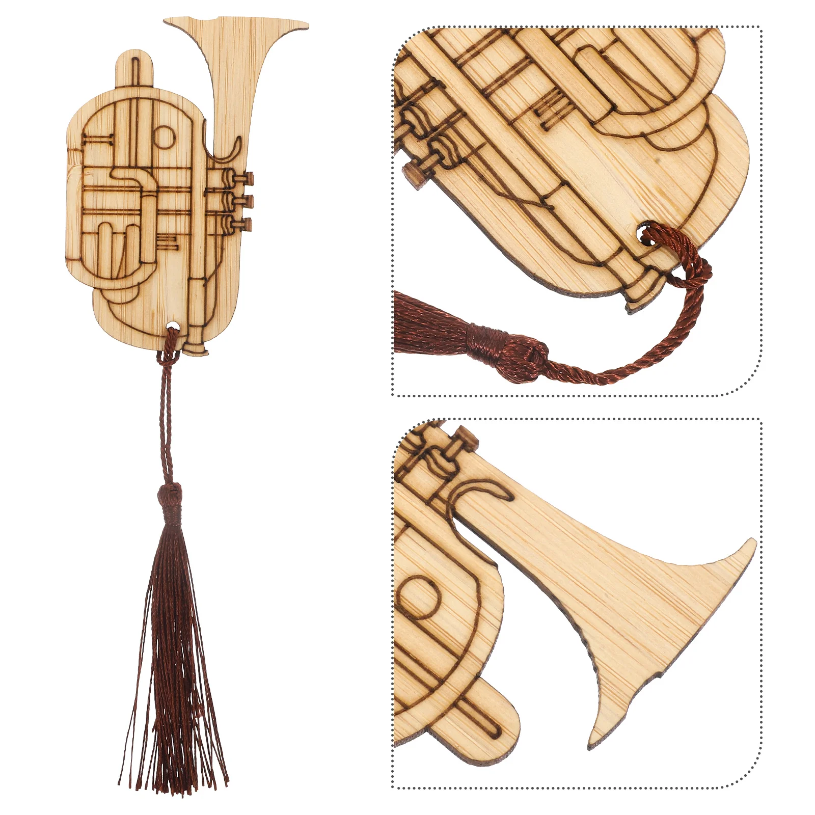 

4 шт., деревянные закладки для книг