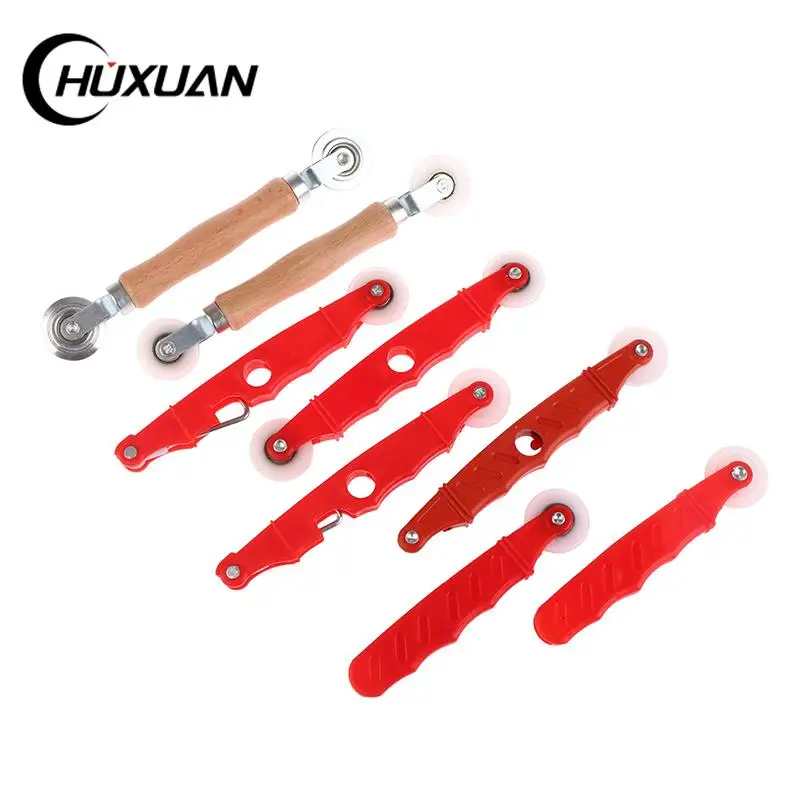 

Screen Door Window Installation tool Rubber Rolling Wheel Install Tools Wooden Handle Spline Roller for Renovator Window Door