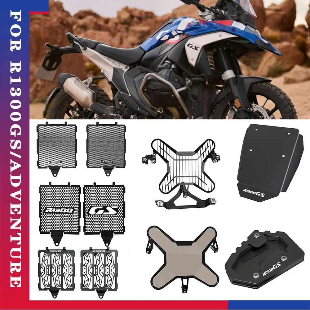 

Motorcycle accessories For BMW R 1300 GS 1300GS 2023 2024 2025 R1300GS Adventure Radiator Grille Guard Footstand Extension
