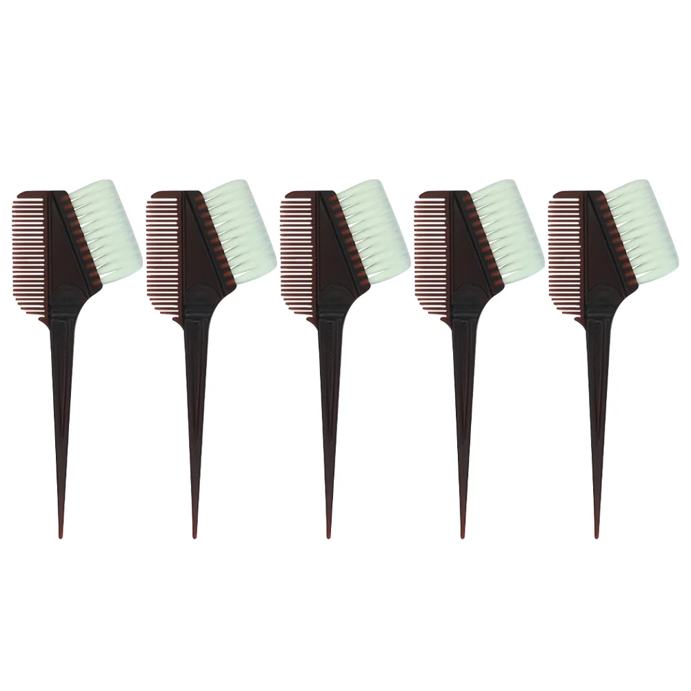 

5/10Pcs Coffee Hair Coloring Kit DIY Hair Dye Bowl Hair Dye Comb Brush Dye Hair Tool for Barber Hairdresser
