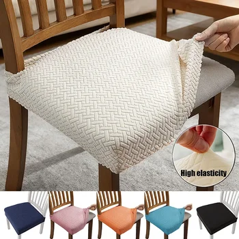 Elastic Chair Seat Covers – Washable Slipcovers (1/4/6 Pack) 1