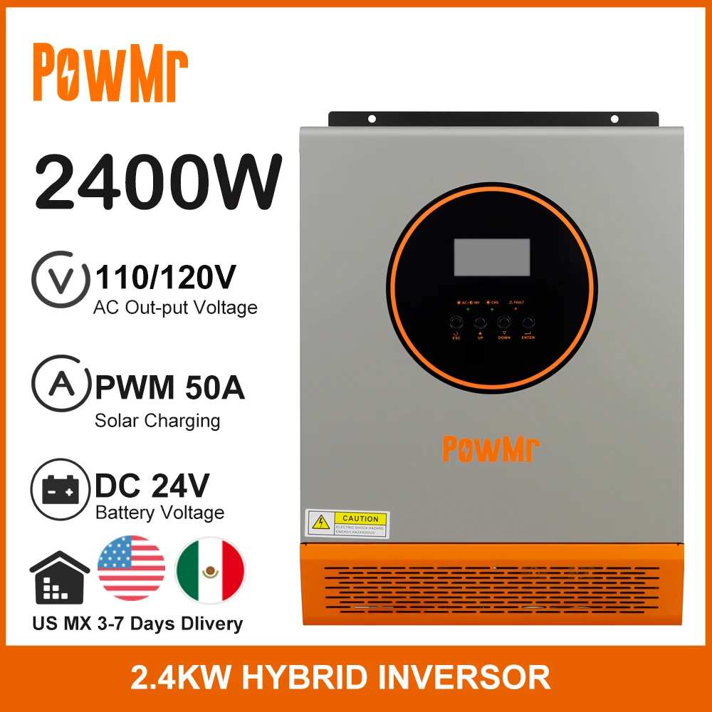 PowMr3KVA2.4KWAllInOneSolarHybridInverter24VDcTo110V/120V50APWMChargeControllerOff-GridPureSineWaveInversor-AliExpress13