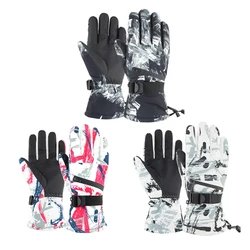 Winter Warm Skiing Gloves Ultralight Thermal Waterproof Motorcycle Snowboard Sports Cold Gloves Windproof Outdoor Snow Mittens