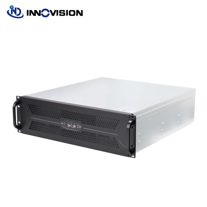 19 Pollici 3U 480Mm Profondità Rackmoout Server Industriale Case Rack Computer Chassis Supporto Massimo 12*9.6 Pollici Supporto Scheda Madre 6 Hdd