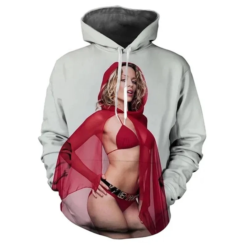 

Hot new Kylie Minogue hoodie printed 3D casual men's and women's fashion street sweatshirt Sexy women's hoodie