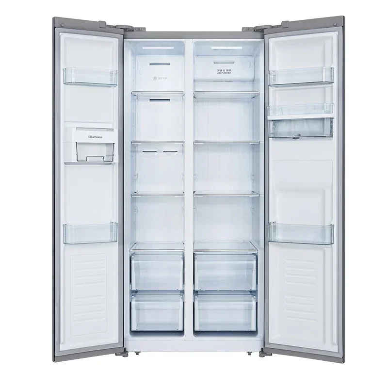 601L 2-Door French Door Refrigerator Frost-free Frequency Conversion Household Water Bar Refrigerator - Image 6
