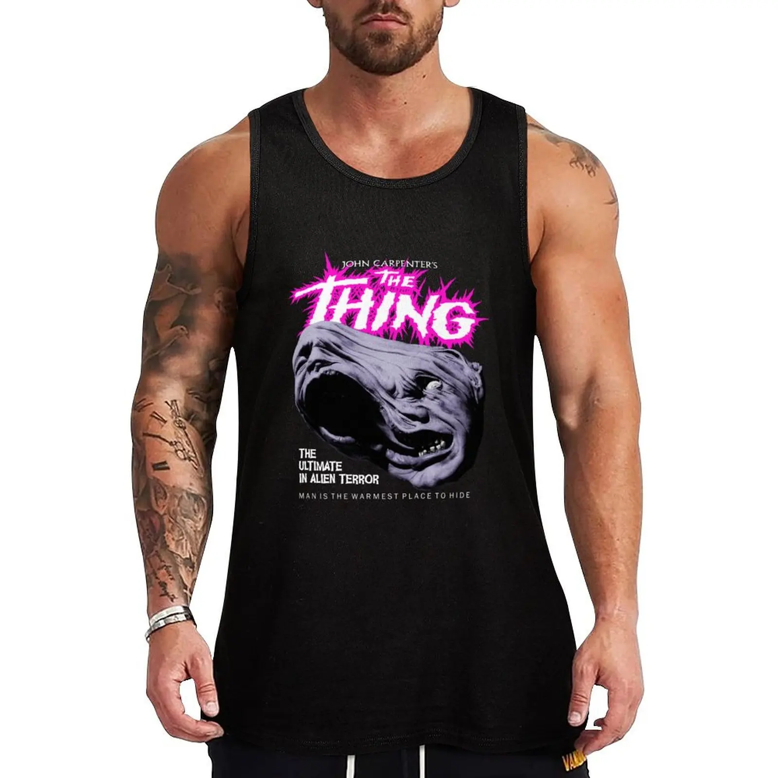 

The Thing John Carpenter Horror Sci Fi Tank Top basketball Man gym clothes