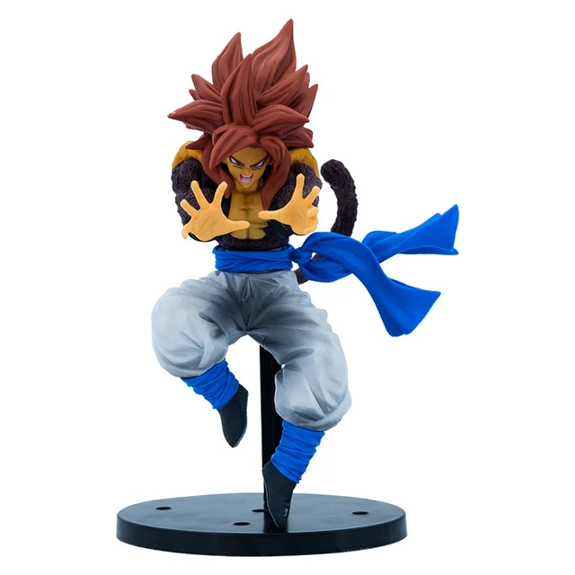 Dragon ball super saiyan gt super quatro gogeta filho goku vegeta  permanente figura coleção brinquedo presente de aniversário natal