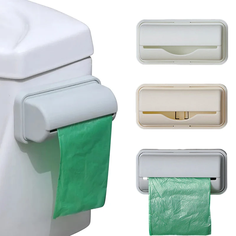 Trash Bags Storage Box Garbage Bag Dispenser for Kitchen Bathroom Wall