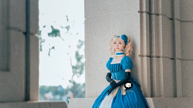 Butler Elizabeth Midford Cosplay Perücke – 30 Cm, 300 G, Mit 2 Pferdeschwänzen, Für Anime-Fans