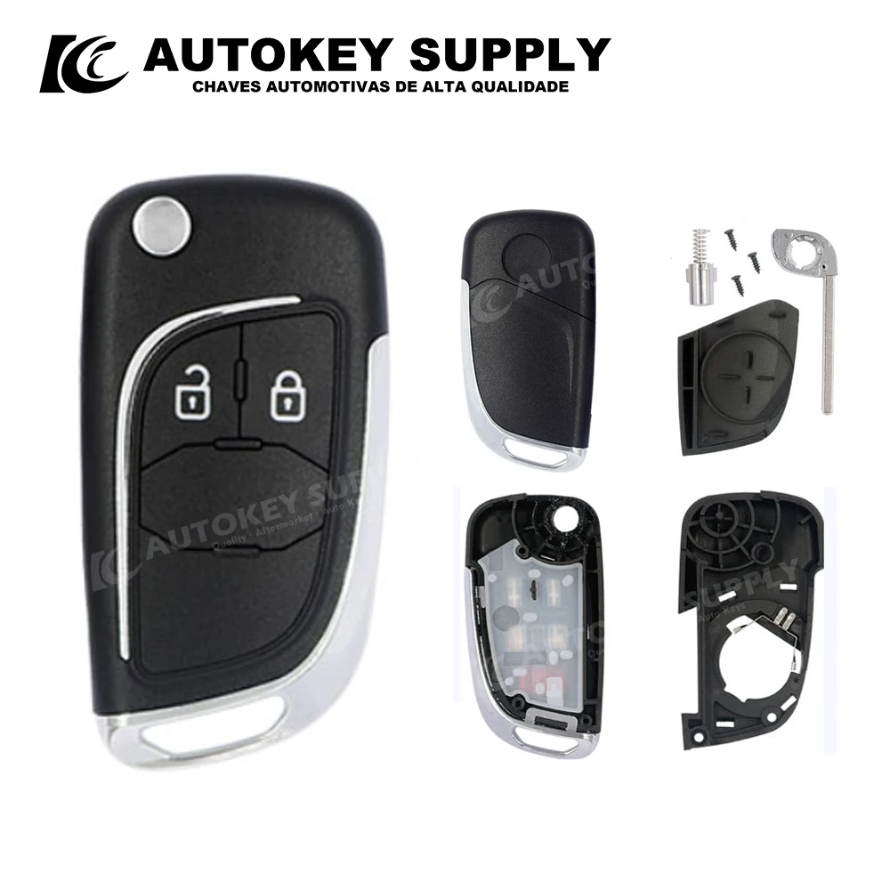 

Model Folding Key Shell 2 Buttons Autokey supply AKBKF123