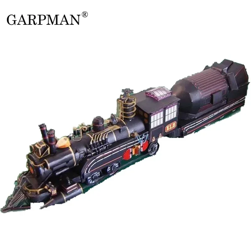 3d paper model The Doctor's Train Paper Model In The Movie Back To Future Papercraft Handmade Toy
