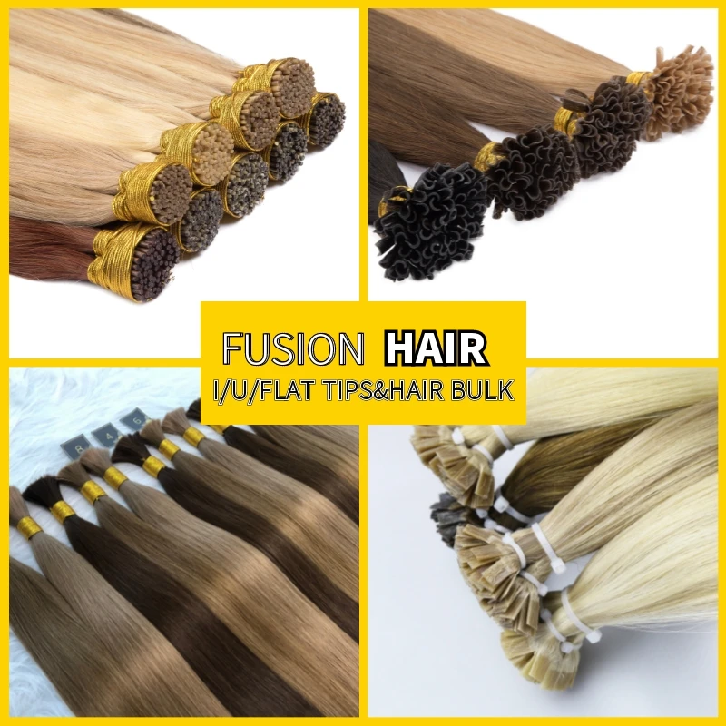 I Tip Hair Extensions Human Hair 1.2cm Keratin Natural Extension Nail Bond Capsule NonRemy 50strand 12-26inch Straight hair extensions