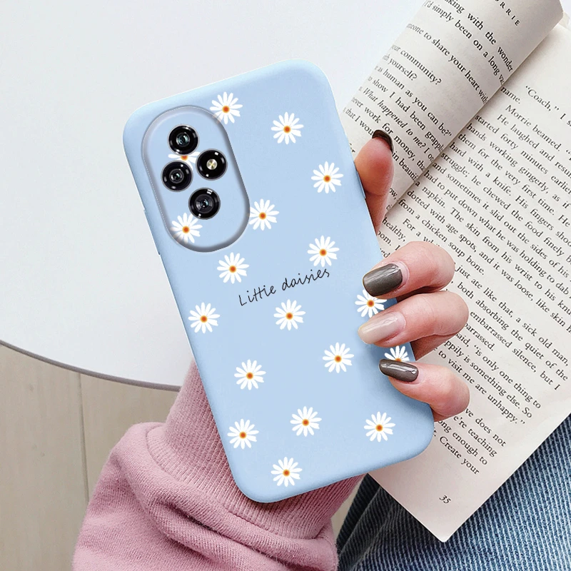 Beautiful Floral Heart and Leopard Print Soft Silicone Matte Protective Case