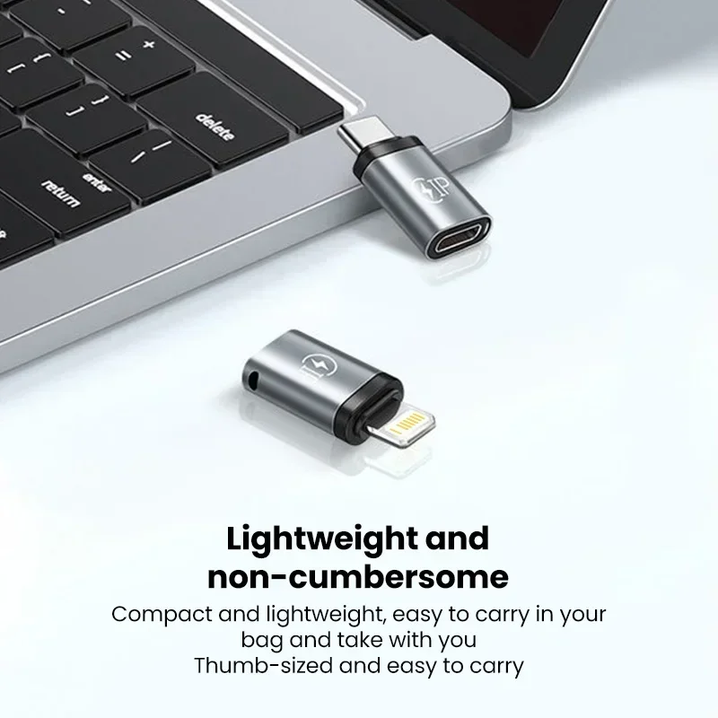 IOS 여성용 USB C 남성용 변환기 타입 C - 아이폰 어댑터 고속 충전 어댑터 (아이폰 15 14 13 Pro Max 아이패드 에어팟용)