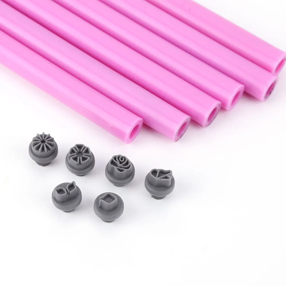 6PCS Nail Art Pen Set Easy To Use Nail Graffiti Nail Art Dotting Tools Nail Stamp Pen DIY Nail Art Tools for Girls and Women