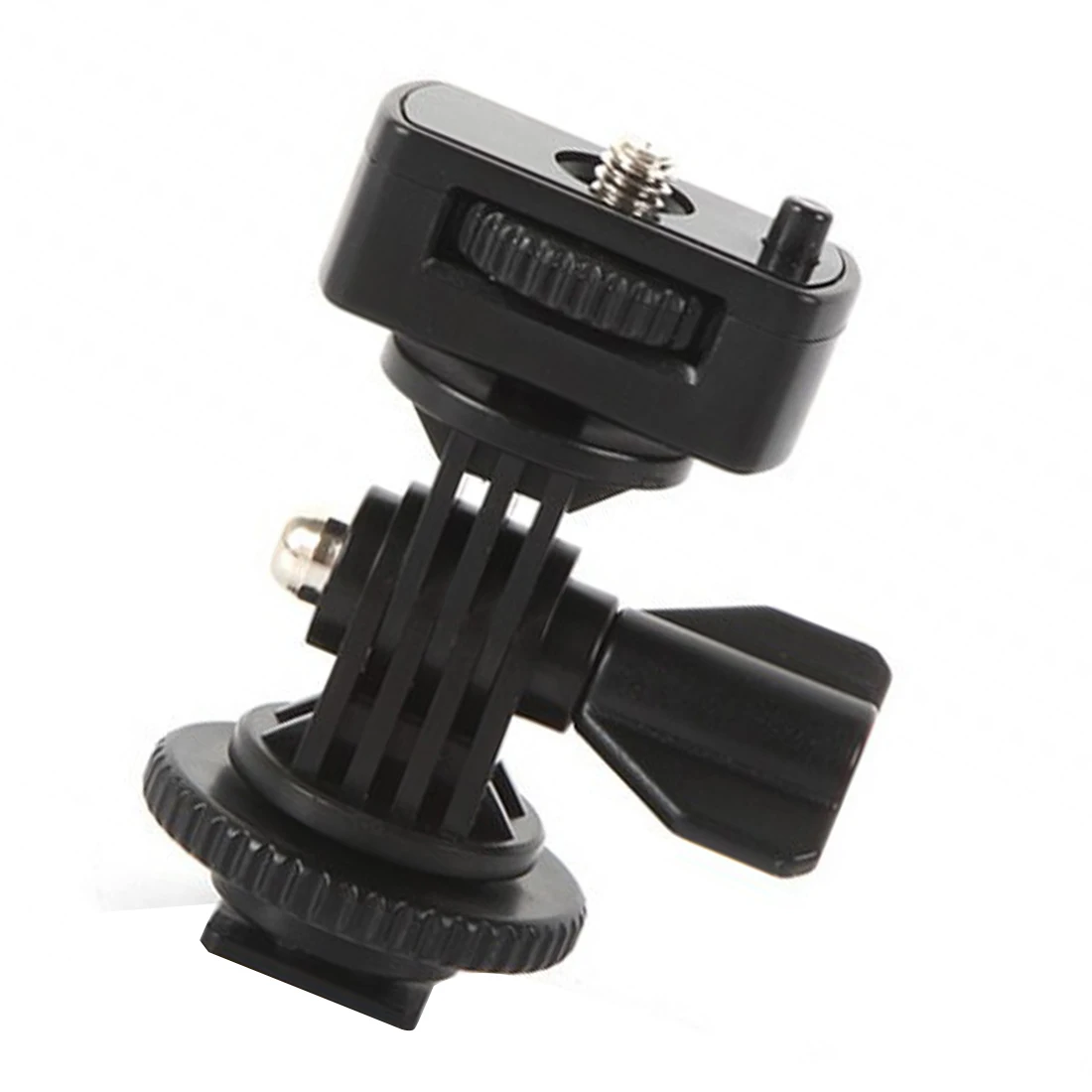 FEICHAO Cold Shoe Base Mount 1/4 Screw Adapter Converter Holder for DLSR Camera Cage Rig Monitor LED Flash Fill Light Plastic