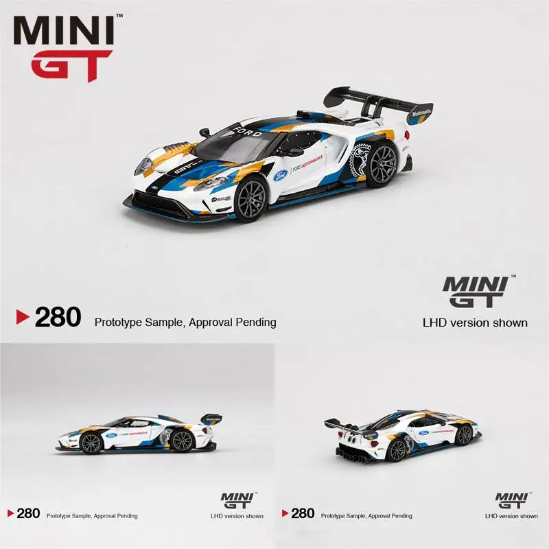 Мини GT 1:64 #280 Ford GT MK II 2019 Goodwood фестиваль скоростей литая модель Гоночная машина детские игрушки подарок