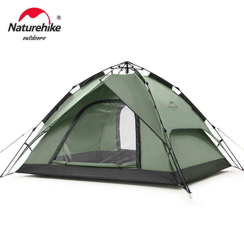 캠핑 악세서리  네이처하이크 초경량 방수 자동 텐트, 휴대용 3 계절 배낭 텐트, 야외 하이킹 캠핑 텐트, 3-4 인용 