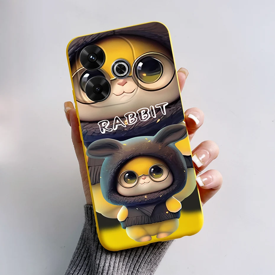 Adorable Rabbit & Panda Silicone Shockproof Phone Case