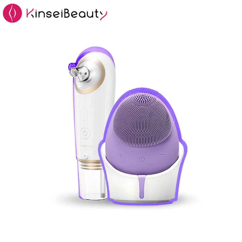 

KinseiBeauty Small Bubble Blackheads Remover Machine Water Cycle Clean Device Electric Deep Face Cleanser Skin Care Beauty Tool