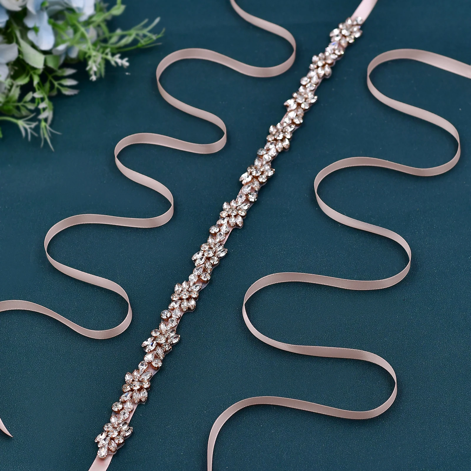Bridal Sash Wedding Belt Bridal Dress Decoration Accessory For Women Wedding Day S437