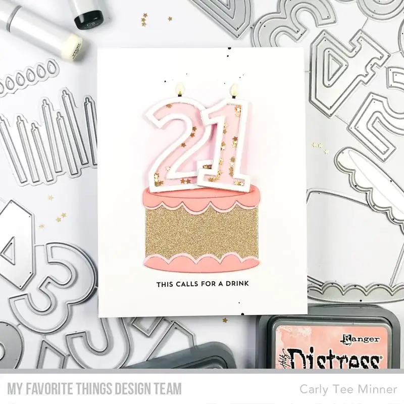 Novel 2023 New Solid Numbers Metal Cutting Dies for DIY Scrapbooking Crafts Maker Photo Album Template Handmade Decoration