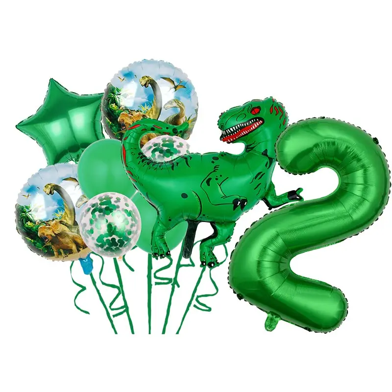 Dinosaurier Geburtstag Party Dekoration Geschirr Set Tassen Teller Servietten Hintergrund Luftballons Banner Papiertüten für Kinder Party Supplies – Detail 30