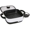 07118 Tuxedo Precision Multi-Cooker Digital Skillet, 12", White 3