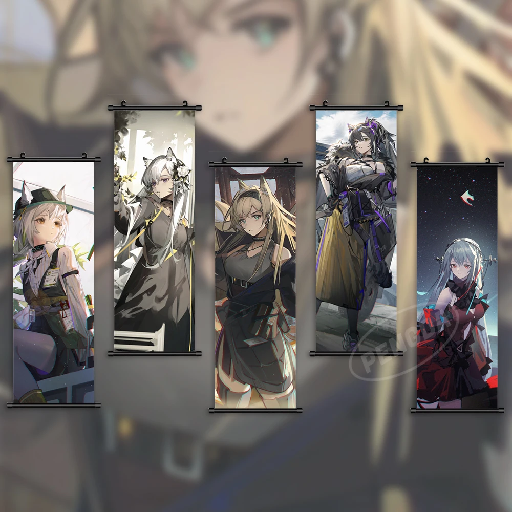 

Декор для дома, Настенная картина с изображением биностебля, картина, рыцари, подвесные свитки, игра, холст, Аврора, печать, черная картина, Подарочный постер