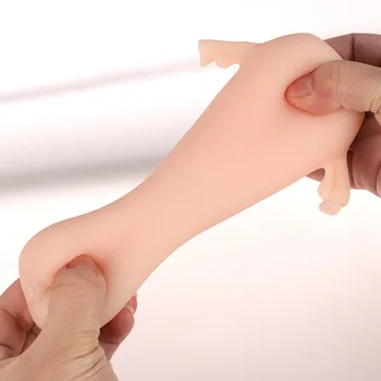 Real Vagina Masturbation Male Uterus Device Masturbation Cup Simulation Design Pocket Pussy Breast Ball Adult Sex Toys for Man 5